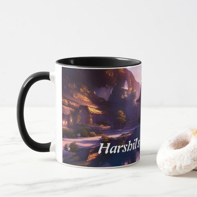 Harshil's Morning Tea Mug (With Donut)