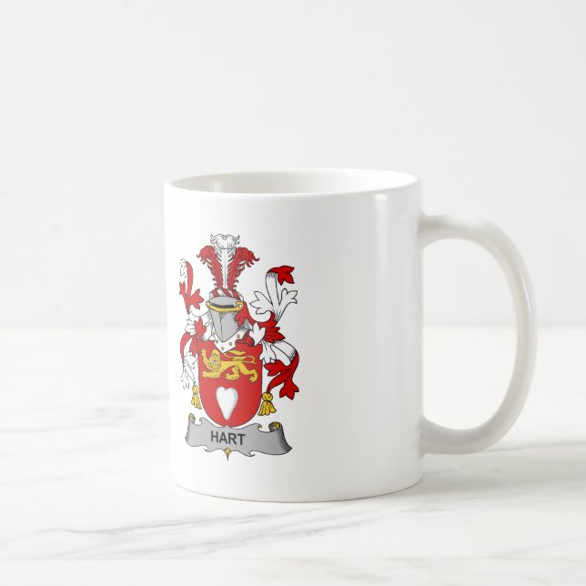 Hart Family Crest Coffee Mug (Right)