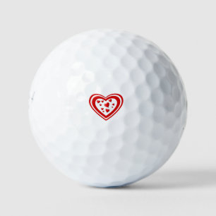 Hart full of love golf balls