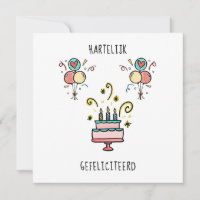 Hartelijk Gefeliciteerd | Happy Birthday