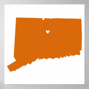 Hartford, Connecticut Love Poster