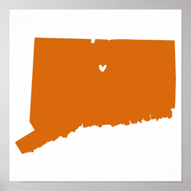 Hartford, Connecticut Love Poster (Front)