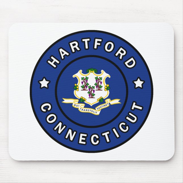 Hartford Connecticut Mouse Mat (Front)