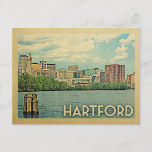 Hartford Connecticut Vintage Travel Postcard