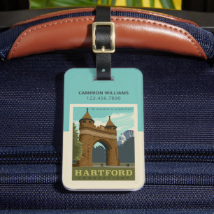 Hartford, CT Luggage Tag
