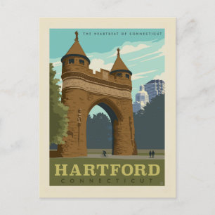 Hartford, CT Postcard