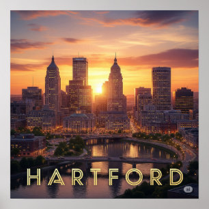 Hartford Golden Hour Poster