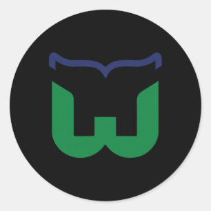 Hartford Hockey Old Retro Team Classic Round Sticker