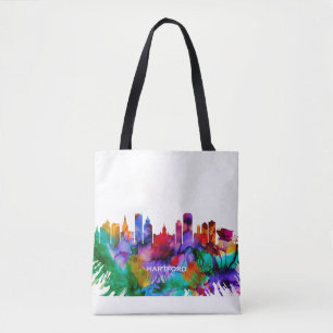 Hartford Skyline Tote Bag