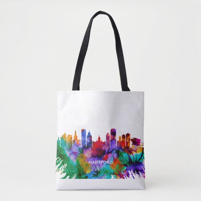 Hartford Skyline Tote Bag (Front)