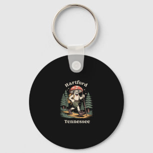 Hartford Tennessee Hiking Mushroom Vacation Key Ring