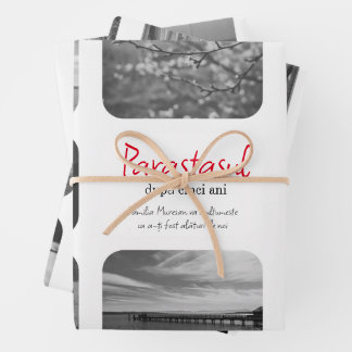 Hartie pentru ambalat comemorativ wrapping paper sheet