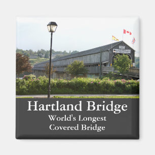 Hartland Bridge Longest Covered Bridge Magnet