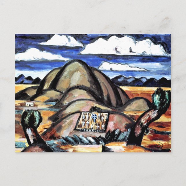 Hartley - Indian Cemetery, New Mexico Postcard (Front)