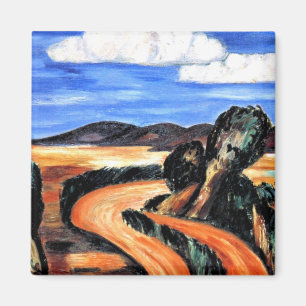 Hartley - Landscape, New Mexico Magnet