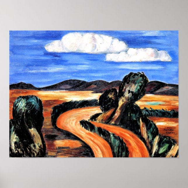 Hartley - Landscape, New Mexico Poster (Front)