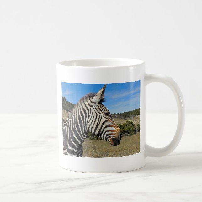 Hartmann's Zebra Profile at Fossil Rim Coffee Mug (Right)