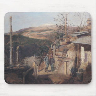 Hartmanswillerkopf, View from Roche-Sermet, 1915 Mouse Mat