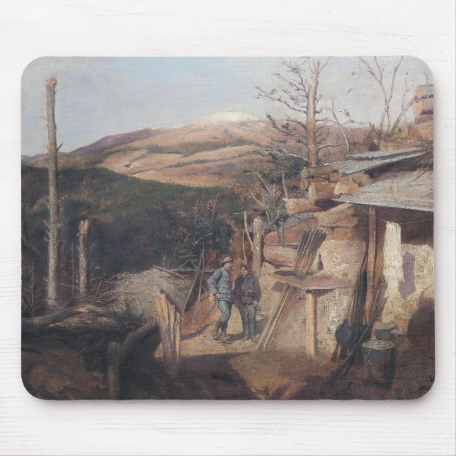 Hartmanswillerkopf, View from Roche-Sermet, 1915 Mouse Mat (Front)