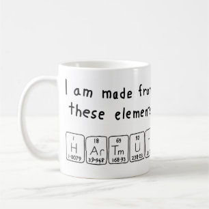 Hartmut periodic table name mug