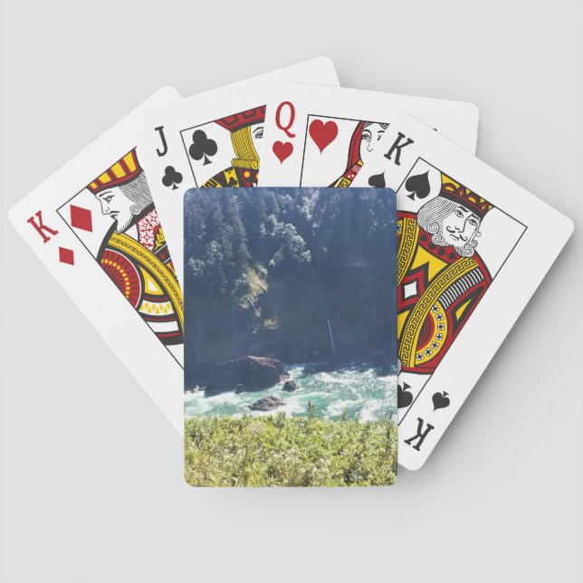 Hart's Cove, Oregon Coast Playing Cards (Back)