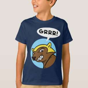 Harts Pass "GRRR!" Tee: Blue T-Shirt