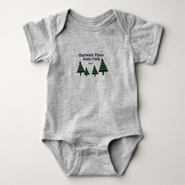 Hartwick Pines State Park Baby Bodysuit (Front)