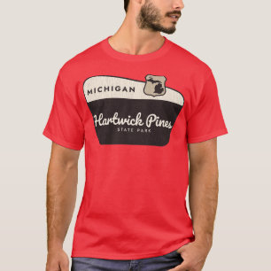 Hartwick Pines State Park Michigan Welcome Sign T-Shirt