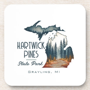 Hartwick Pines State Park Souvenir Gift Coaster
