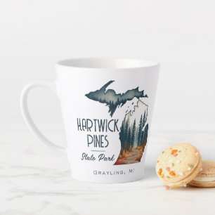 Hartwick Pines State Park Souvenir Gift Latte Mug