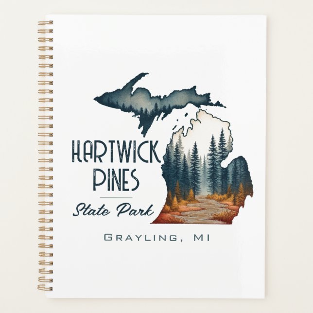 Hartwick Pines State Park Souvenir Gift Planner (Front)