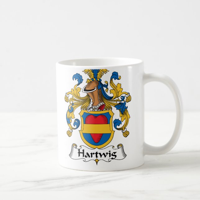 Hartwig Family Crest Coffee Mug (Right)