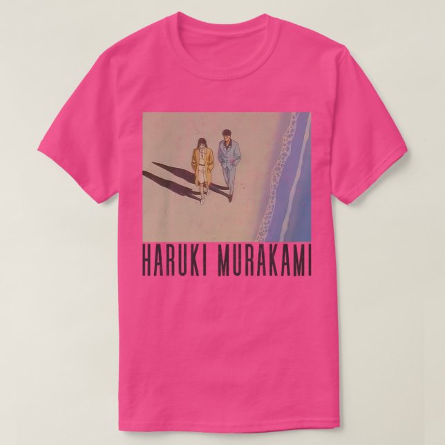 Haruki Murakami Retro Fan Art Design2 T-Shirt (Design Front)