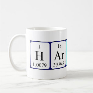 Haruto periodic table name mug