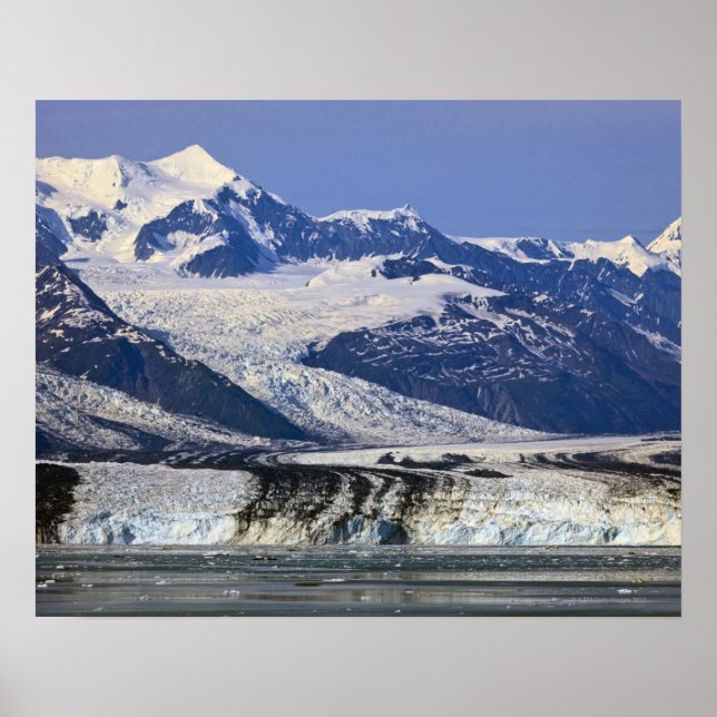 Harvard Glacier in College Fjord, Alaska 2 Poster (Front)