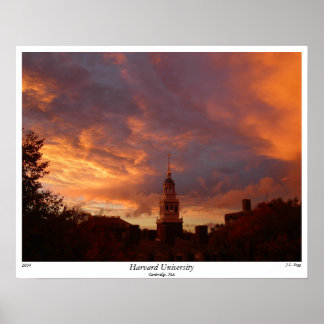 Harvard University, 2004, by J.L. Pegg Poster