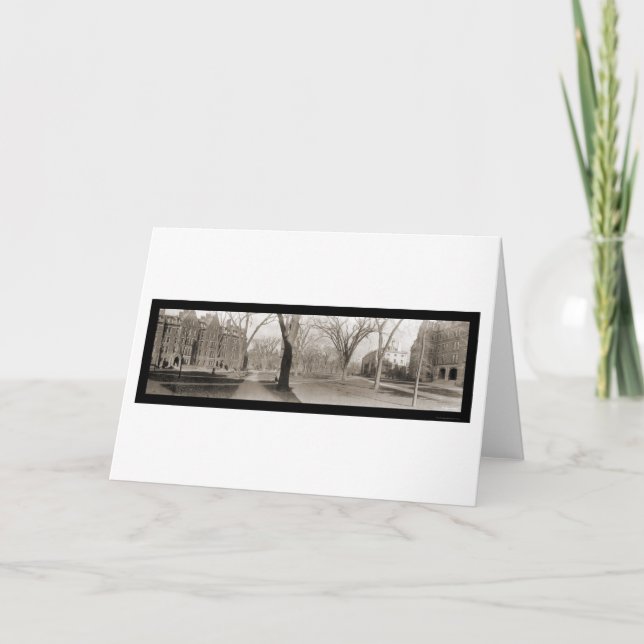 Harvard University MA Photo 1910 Card (Front)