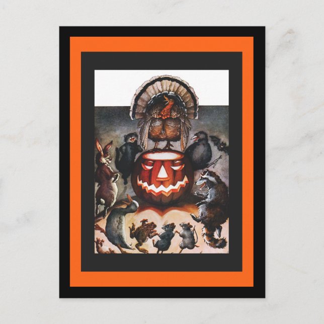 Harvest Animal Dance Postcard (Front)