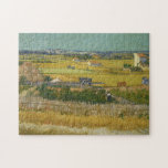 Harvest at La Crau by Vincent Van Gogh Jigsaw Puzzle<br><div class="desc">Van Gogh - a celebration of the Masters of Art</div>