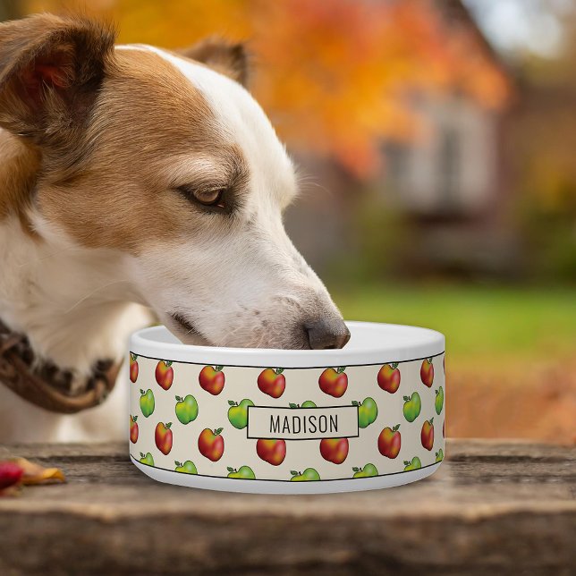 Harvest Autumn Apple Fruits Red And Green Pattern (Disclaimer: This image is a digital mockup thus items may not be in scale.)