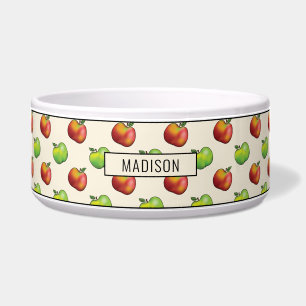 Harvest Autumn Apple Fruits Red And Green Pattern