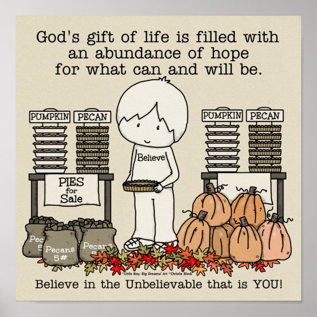 Harvest Blessing Poster (Front)