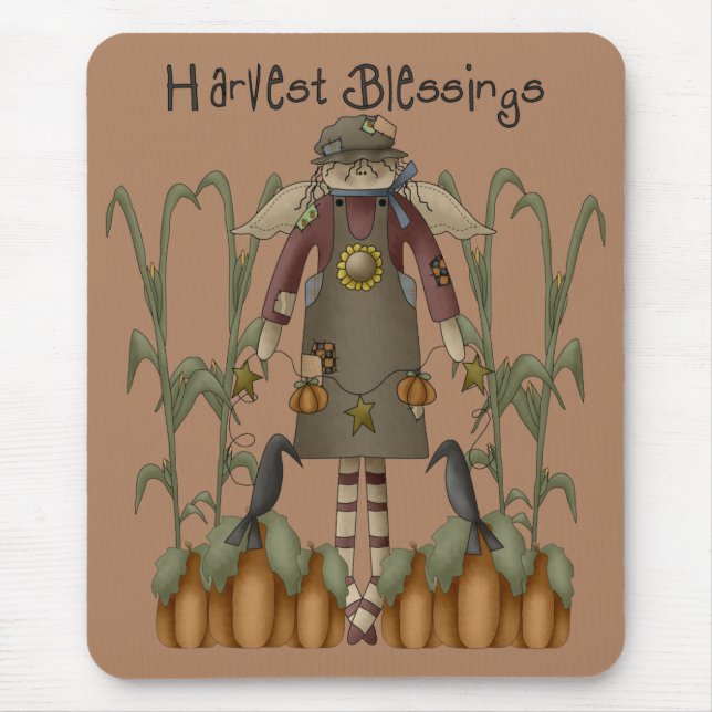 Harvest Blessings Mousepad (Front)