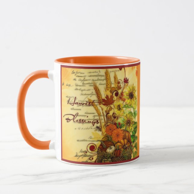 Harvest blessings mug (Left)