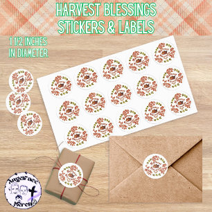 Harvest Blessings Vintage Autumn Fruit