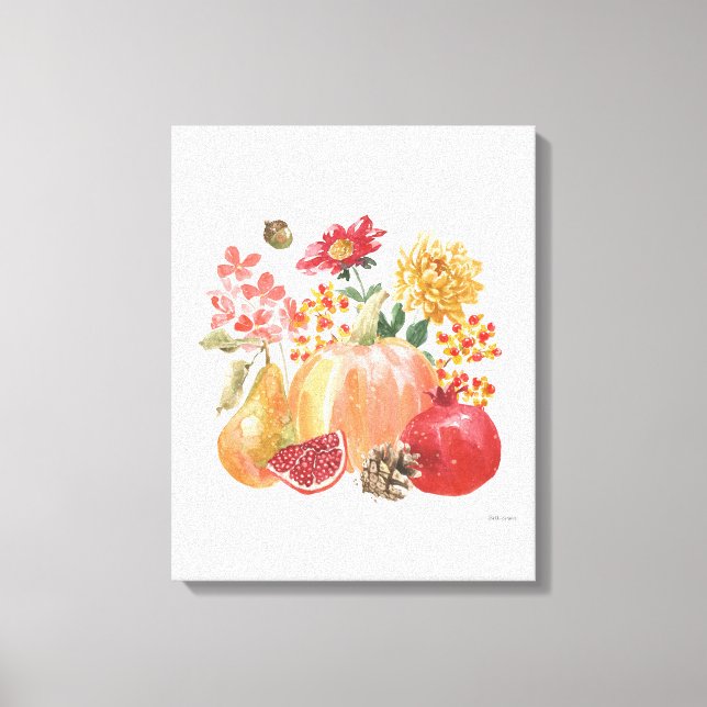 Harvest Bouquet Canvas Print (Front)