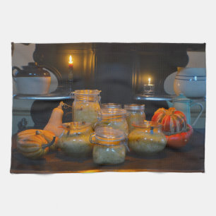 Harvest By Candlelight Kitchen Towel