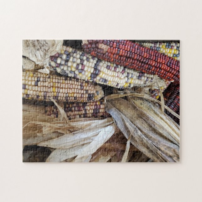 Harvest corn jigsaw puzzle (Horizontal)