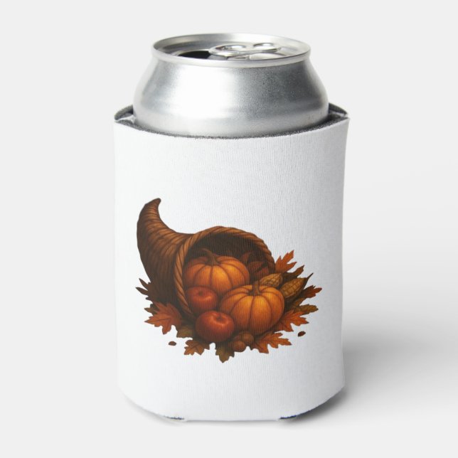 Harvest Cornucopia Glow Oversized T-Shirt.png Can Cooler (Can Front)