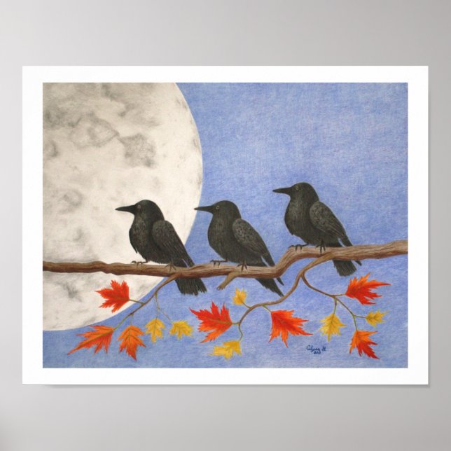 Harvest Crows Print (Front)